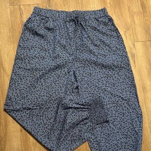 SHEIN Blue Leopard Print Pants